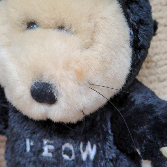Starbucks Bearista Halloween Black Cat Bear Plush 2002 - Picture 4 of 6